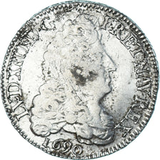 Moneta, Francia, Louis XIV, 1/2 Écu aux 8 L, 1/2 Ecu, 1690, Paris, réformé