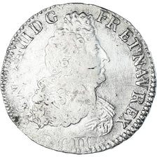 Monnaie, France, Louis XIV, 1/2 Écu aux 8L 2e type, 1/2 ECU, 45 Sols, 1704