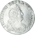 Moeda, França, Louis XIV, 1/2 écu aux 8L, 2e type, 1704, Lyon, réformé