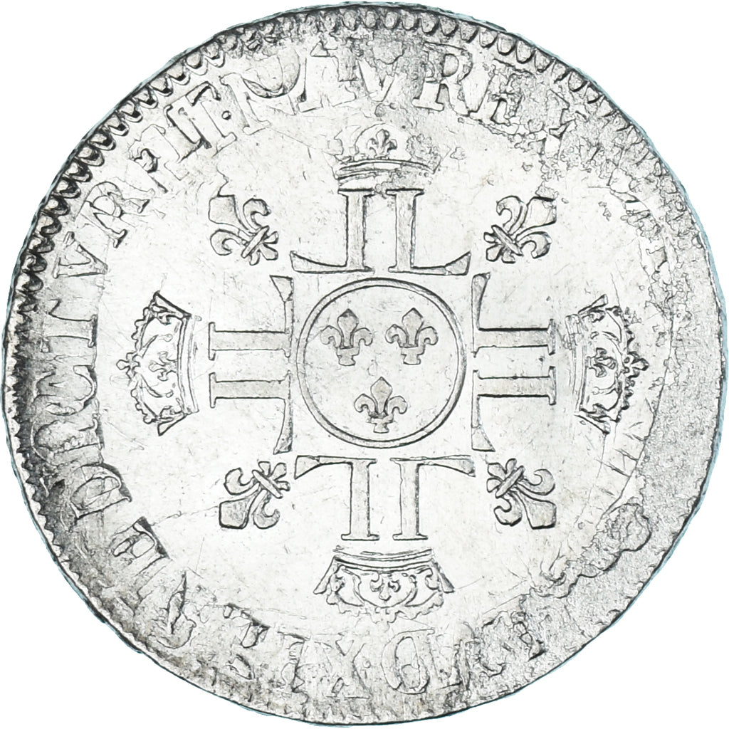 Coin, France, Louis XIV, 1/2 Écu aux 8L 2e type, 1/2 ECU, 45 Sols, 1704
