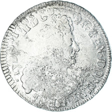 Moneta, Francja, Louis XIV, 1/2 écu aux 8L, 2e type, Lyon, réformé, F(12-15)