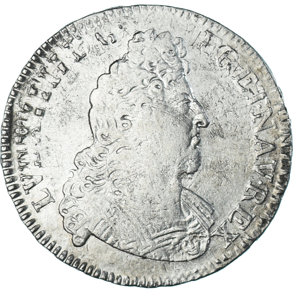 Coin, France, Louis XIV, 1/2 Écu aux 8L 2e type, 1/2 ECU, 45 Sols, 1704, Paris