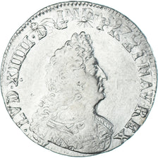 Coin, France, Louis XIV, 1/2 Écu aux insignes, buste du type aux palmes, 1/2