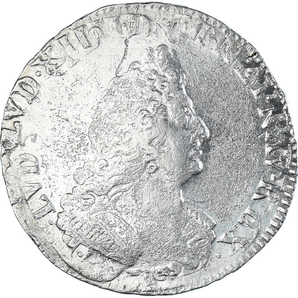 Coin, France, 1/2 écu aux 8L, 2e type, réformé, VF(20-25), Silver