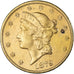 Moneta, USA, Double Eagle, $20, Double Eagle, 1879, Philadelphia, Rzadkie