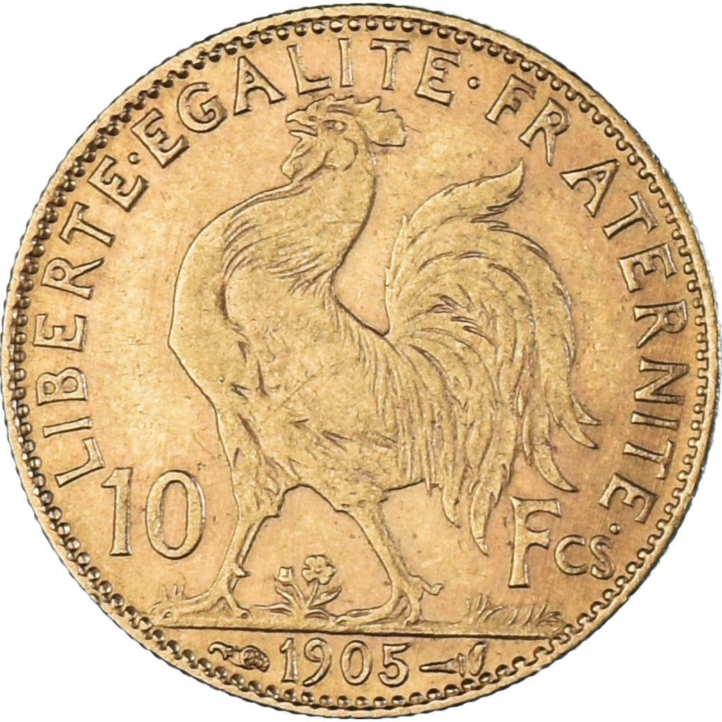 Coin, France, Marianne, 10 Francs, 1905, Paris, EF(40-45), Gold, KM:846