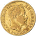 Moneta, Francia, Napoleon III, 10 Francs, 1865, Strasbourg, MB+, Oro, KM:800.2