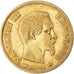 Münze, Frankreich, Napoleon III, 10 Francs, 1855, Paris, S+, Gold, KM:784.3