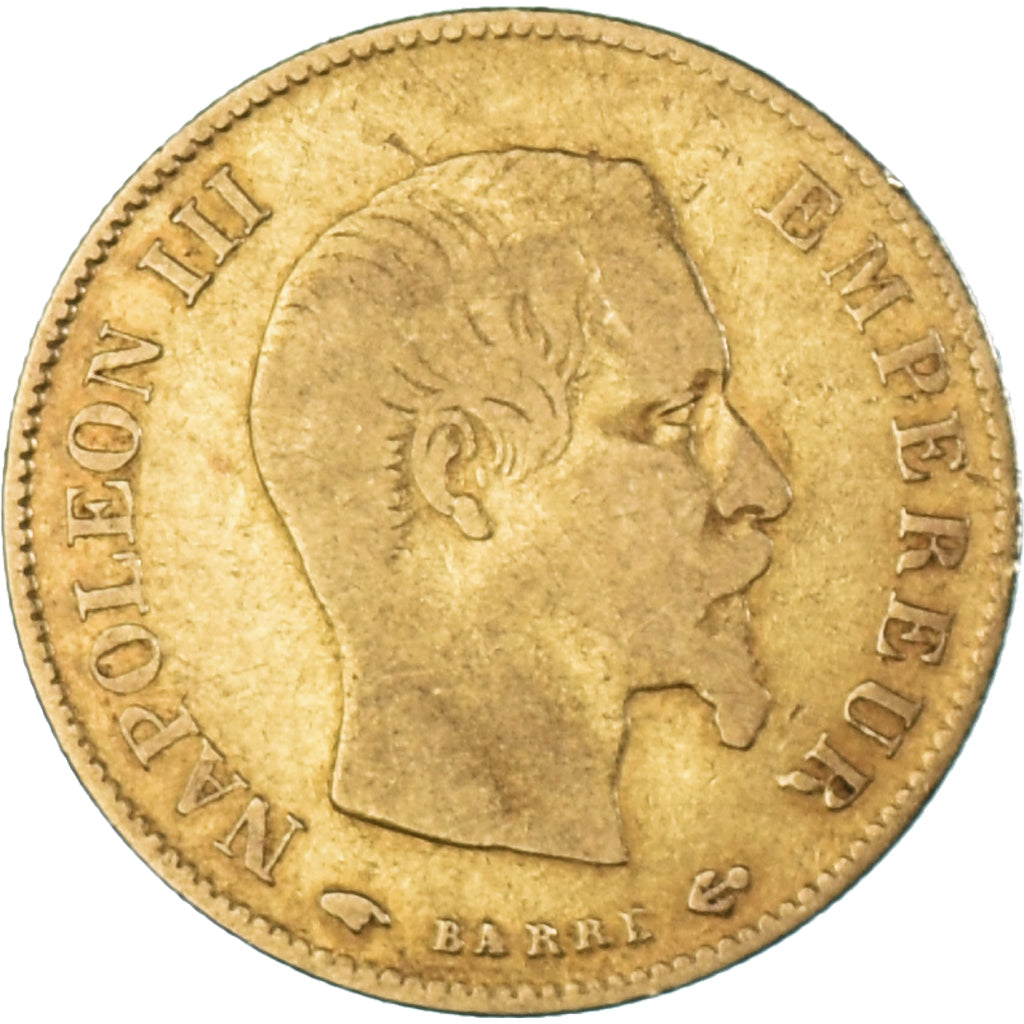Monnaie, France, Napoleon III, 10 Francs, 1858, Paris, TB+, Or, Gadoury:1014