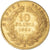 Moneda, Francia, Napoleon III, 10 Francs, 1864, Strasbourg, MBC, Oro, KM:800.2