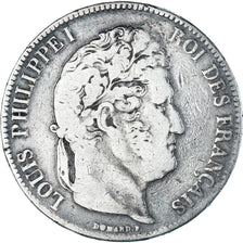 Moneta, Francia, Louis-Philippe, 5 Francs, 1835, Paris, MB, Argento, KM:749.1