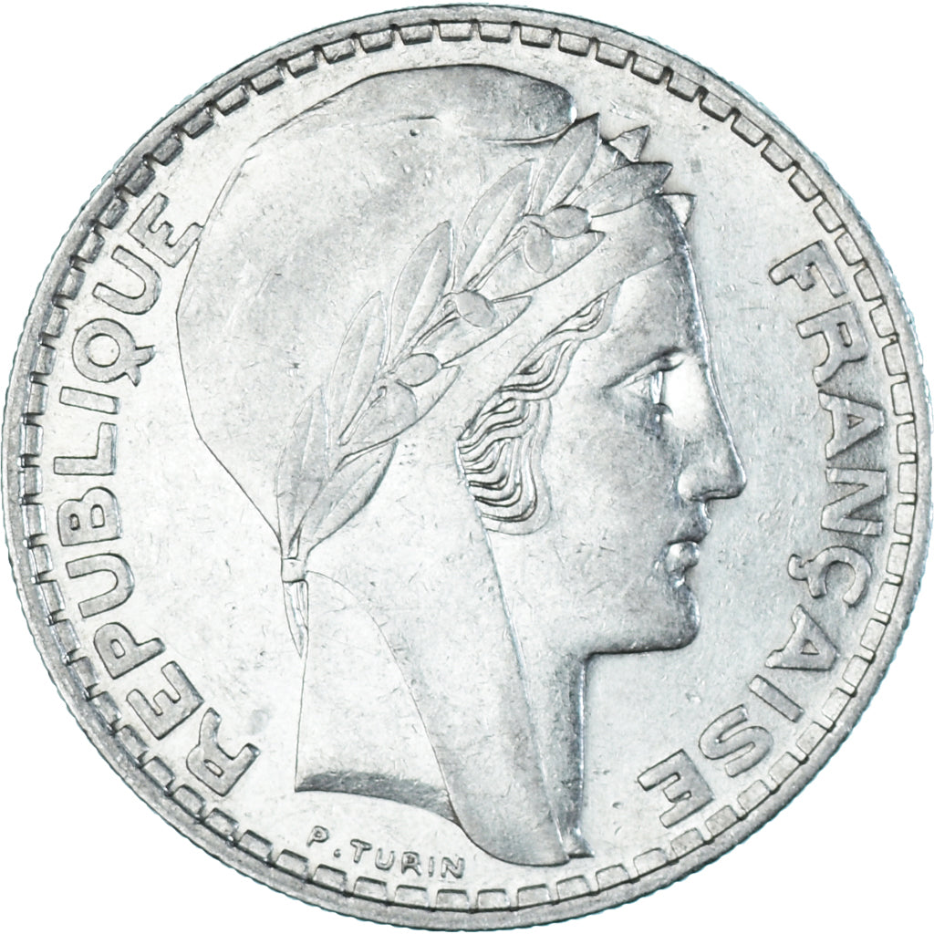 Moeda, França, Turin, 20 Francs, 1934, Paris, AU(50-53), Prata, KM:879