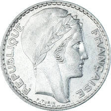 Moeda, França, Turin, 20 Francs, 1934, Paris, AU(50-53), Prata, KM:879