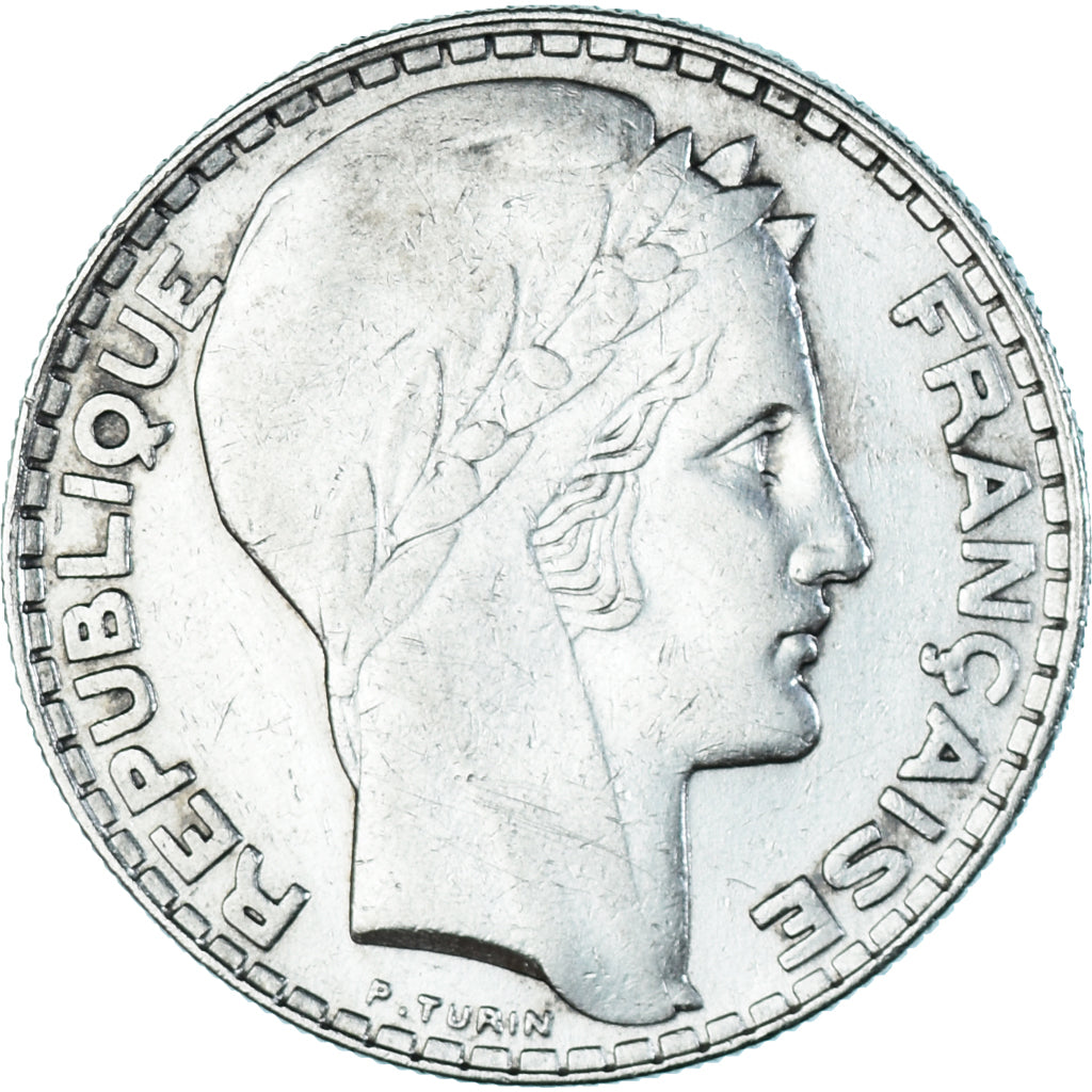 Münze, Frankreich, Turin, 20 Francs, 1933, Paris, Rameaux longs, SS, Silber