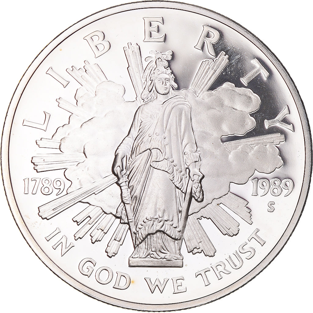 Münze, Vereinigte Staaten, Dollar, 1989, U.S. Mint, San Francisco, Proof, UNZ