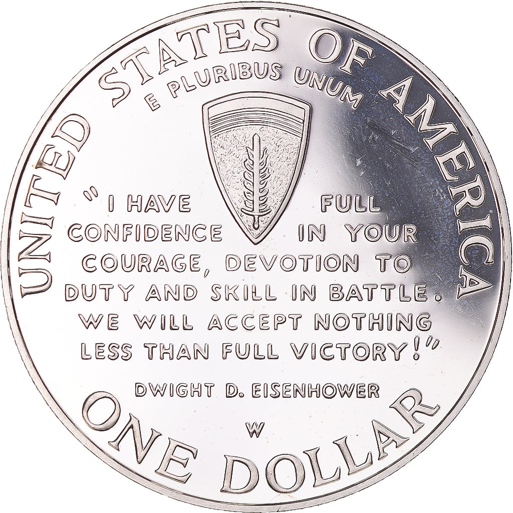 Monnaie, États-Unis, D.DAY 6 Juin 1944, Dollar, 1995, West Point, Proof, SPL