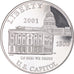 Coin, United States, Dollar, 2001, U.S. Mint, Philadelphia, MS(63), Silver