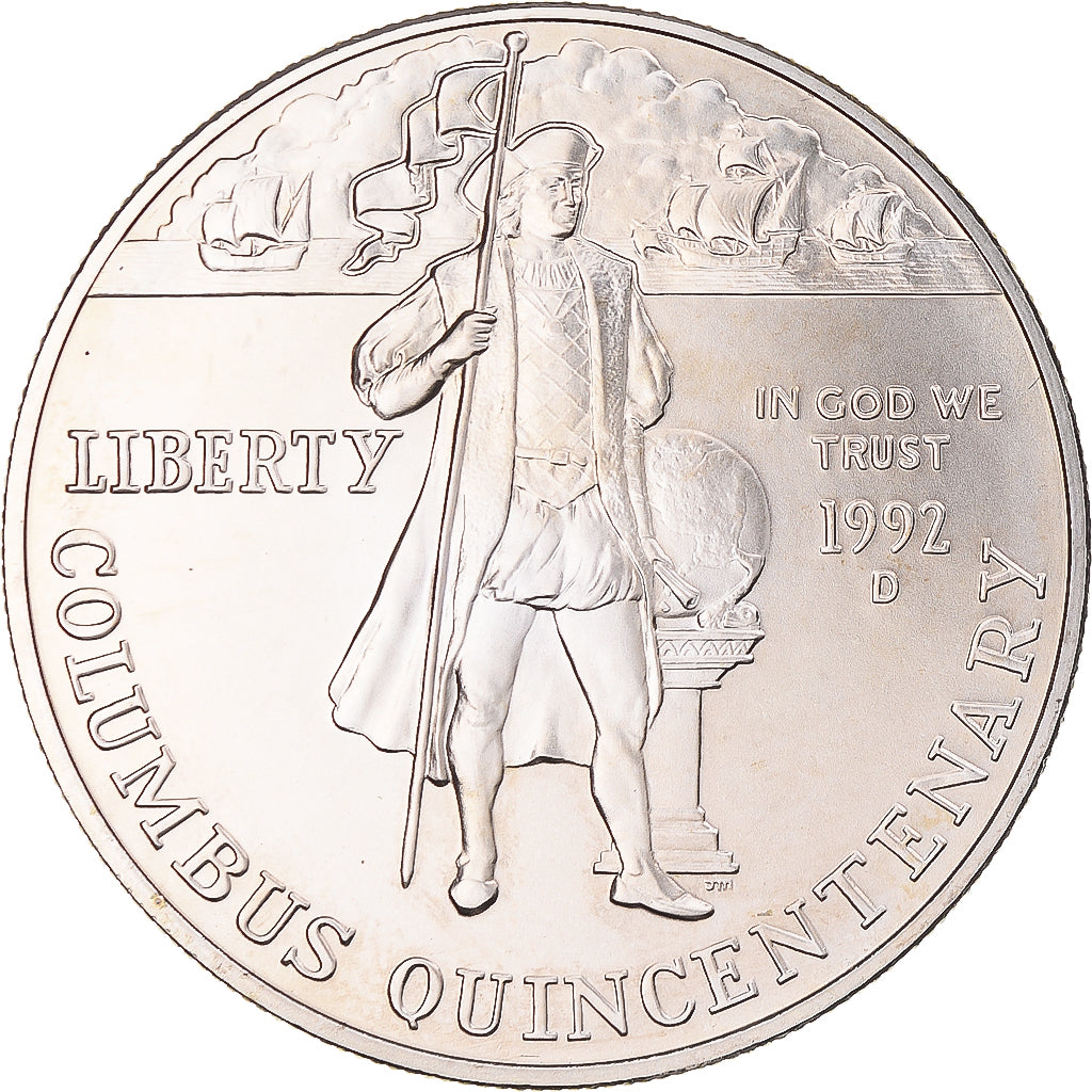 Moneta, Stati Uniti, Dollar, 1992, U.S. Mint, Denver, SPL, Argento, KM:238