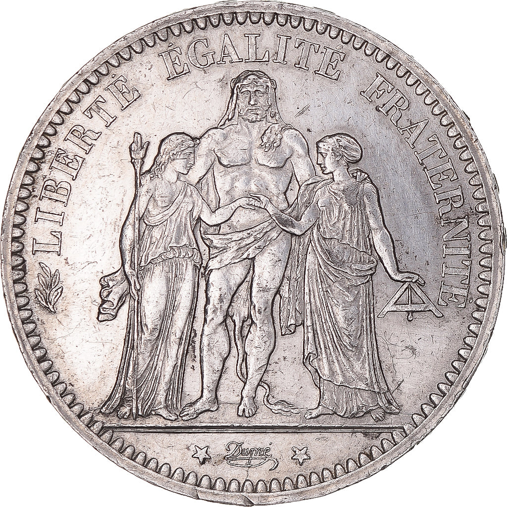 Monnaie, France, Hercule, 5 Francs, 1875, Paris, SUP, Argent, Gadoury:745a