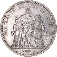 Monnaie, France, Hercule, 5 Francs, 1875, Paris, SUP, Argent, Gadoury:745a