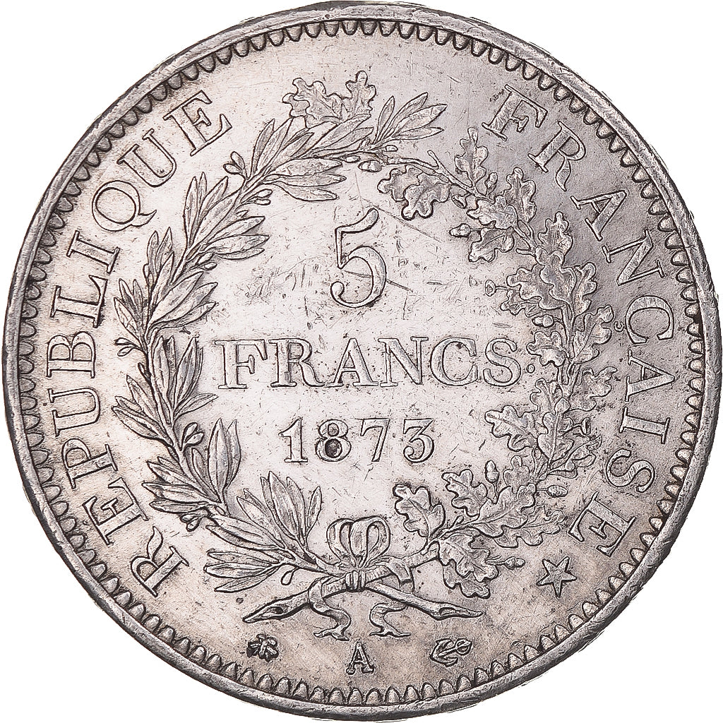 Monnaie, France, Hercule, 5 Francs, 1875, Paris, SUP, Argent, Gadoury:745a