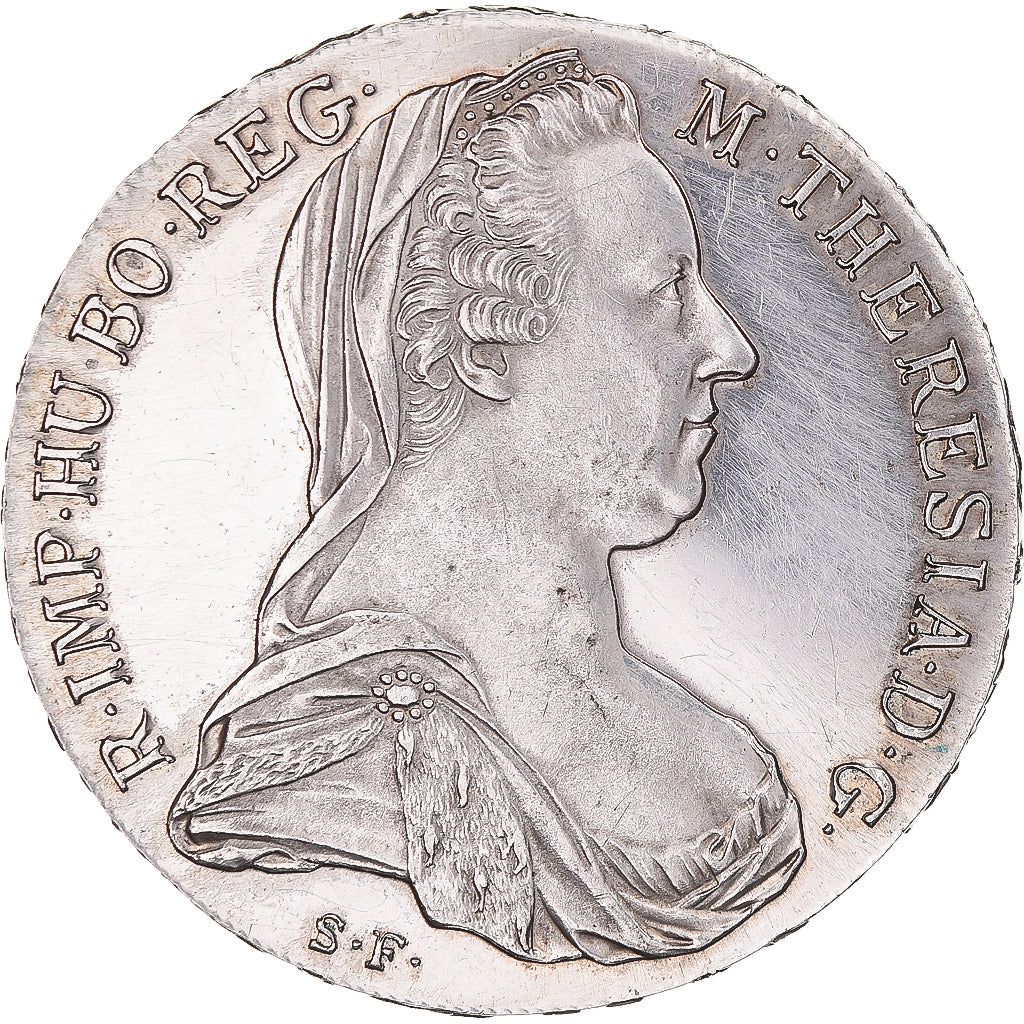 Coin, Austria, Joseph II, Thaler, 1780, Restrike, AU(55-58), Silver, KM:T1
