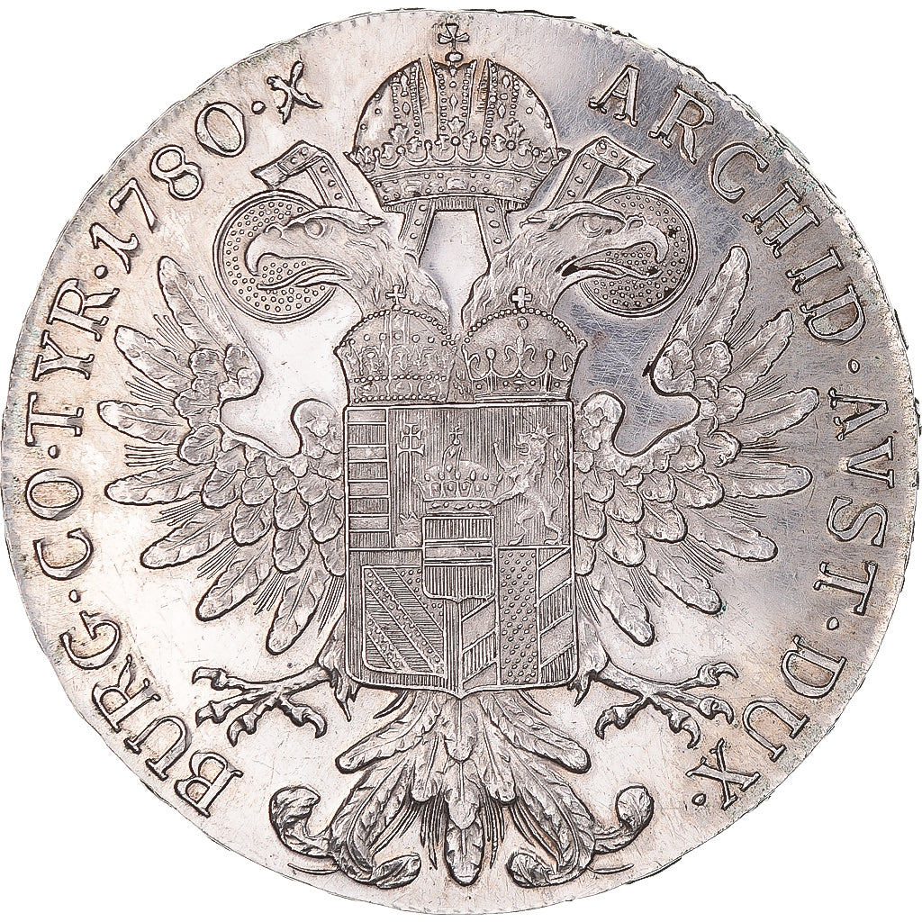 Coin, Austria, Joseph II, Thaler, 1780, Restrike, AU(55-58), Silver, KM:T1
