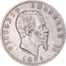 Monnaie, Italie, Vittorio Emanuele II, 5 Lire, 1871, Milan, TB+, Argent, KM:8.3