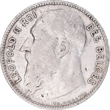 Moneta, Belgio, Leopold II, Franc, 1909, BB, Argento, KM:56.1
