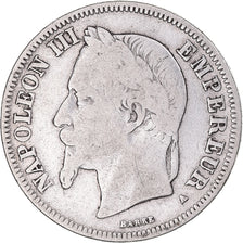 Munten, Frankrijk, Napoleon III, 2 Francs, 1868, Paris, FR, Zilver, KM:807.1