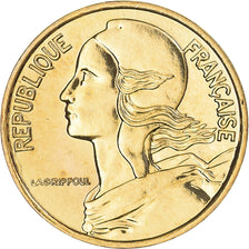 Munten, Frankrijk, Marianne, 5 Centimes, 2001, Paris, FDC, Aluminum-Bronze