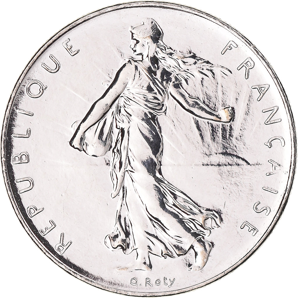 Coin, France, Semeuse, Franc, 2001, Paris, MS(65-70), Nickel, KM:925.1