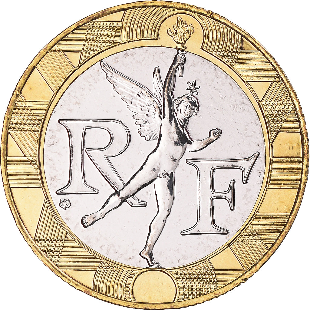 Monnaie, France, Génie, 10 Francs, 2001, Paris, FDC, Bronze-Aluminium