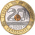 Munten, Frankrijk, Mont Saint Michel, 20 Francs, 2001, Paris, FDC, Tri-Metallic