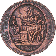 Monnaie, France, Monneron, 5 Sols, 1792, Birmingham, TTB, Bronze, KM:Tn31