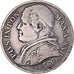 Moneda, Estados italianos, PAPAL STATES, Pius IX, 2 Lire, 1867, Rome, MBC