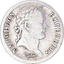 Moneda, Francia, Napoléon I, 1/2 Franc, 1812, Paris, BC+, Plata, KM:691.1