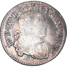 Moneda, Francia, Louis XV, 1/10 Écu de France-Navarre, 12 Sols, 1/10 ECU, 1718