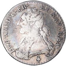 Moneta, Francia, Louis XVI, 1/10 Écu, 12 Sols, 1/10 ECU, 1783, Paris, MB+