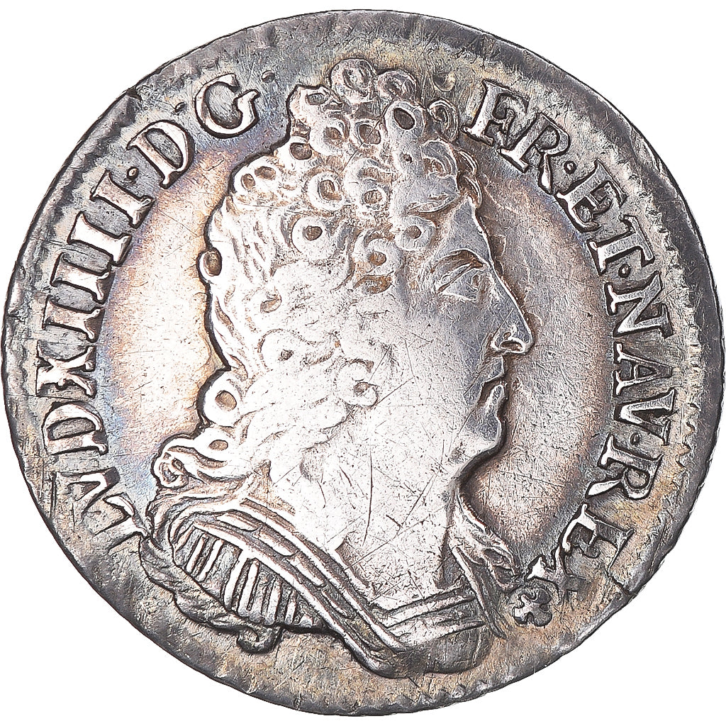 Monnaie, France, Louis XIV, 1/10 Écu aux 3 couronnes, 1/10 Ecu, 1713, Paris