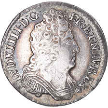 Monnaie, France, Louis XIV, 1/10 Écu aux 3 couronnes, 1/10 Ecu, 1713, Paris