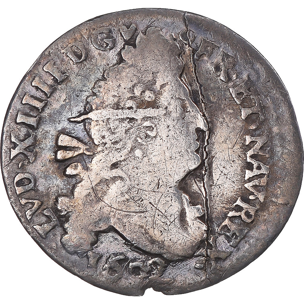 Munten, Frankrijk, Louis XIV, 4 Sols aux 2 L, 4 Sols 2 Deniers, 1692, Troyes