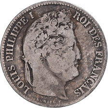 Munten, Frankrijk, Louis-Philippe, Franc, 1842, Strasbourg, FR, Zilver