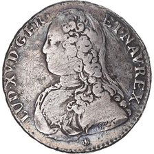 Moneda, Francia, Louis XV, 1/2 Écu aux branches d'olivier, 1/2 ECU, 44 Sols
