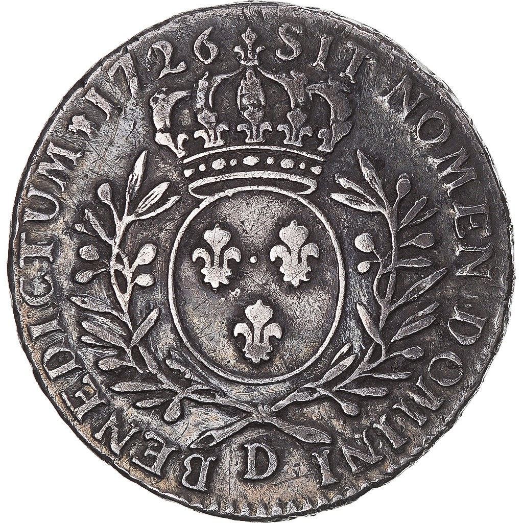Moneda, Francia, Louis XV, 1/2 Écu aux branches d'olivier, 1/2 ECU, 44 Sols