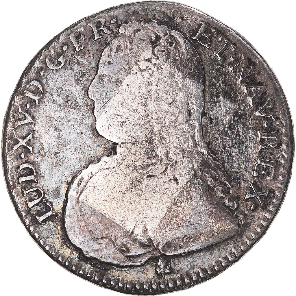 Münze, Frankreich, Louis XV, 1/2 Écu aux branches d'olivier, 1/2 ECU, 44 Sols