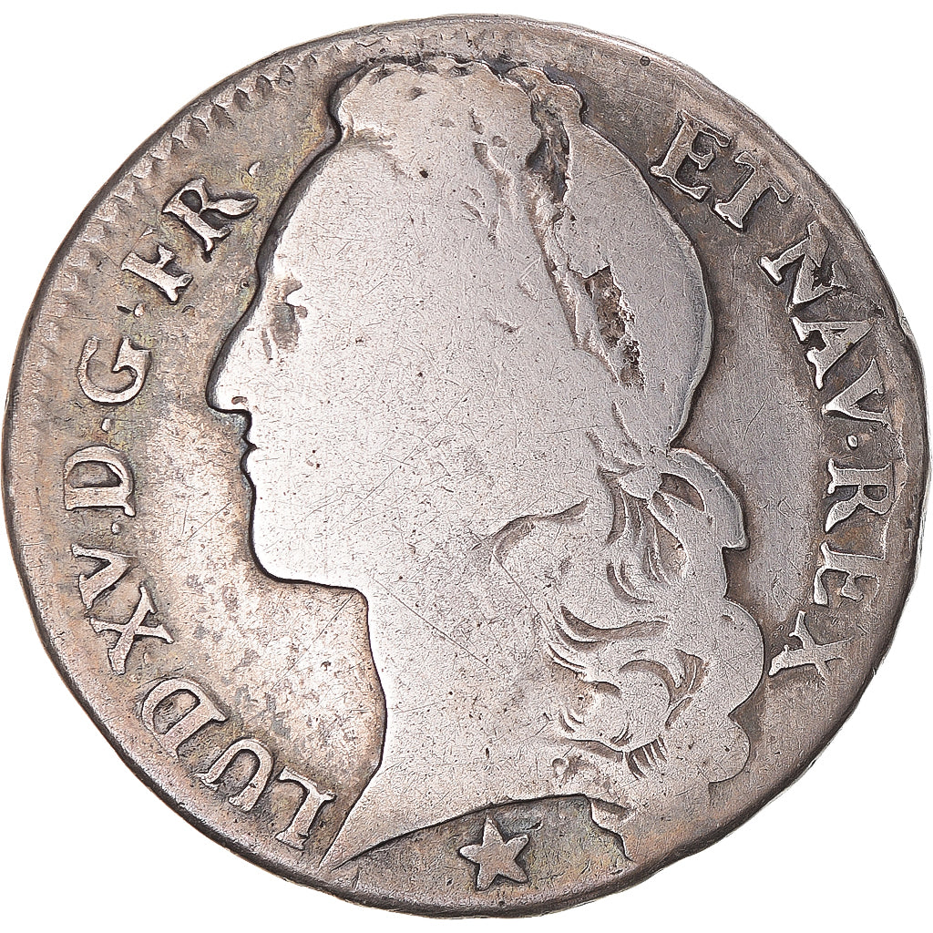 Munten, Frankrijk, Louis XV, 1/2 Écu au bandeau, 1/2 ECU, 44 Sols, 1741