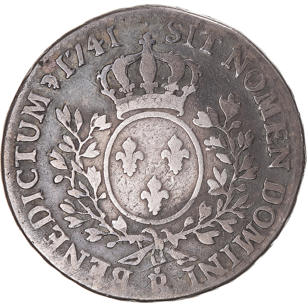 Munten, Frankrijk, Louis XV, 1/2 Écu au bandeau, 1/2 ECU, 44 Sols, 1741