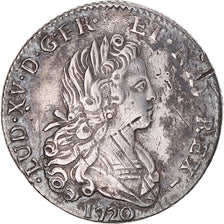 Münze, Frankreich, Louis XV, Petit Louis d'argent (3 livres), 1/3 Ecu, 1720