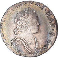 Coin, France, Louis XV, 1/10 Écu vertugadin, Lille, EF(40-45), Silver